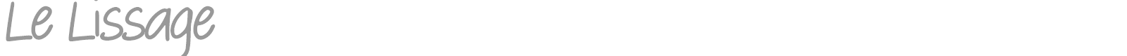 Le Lissage font preview
